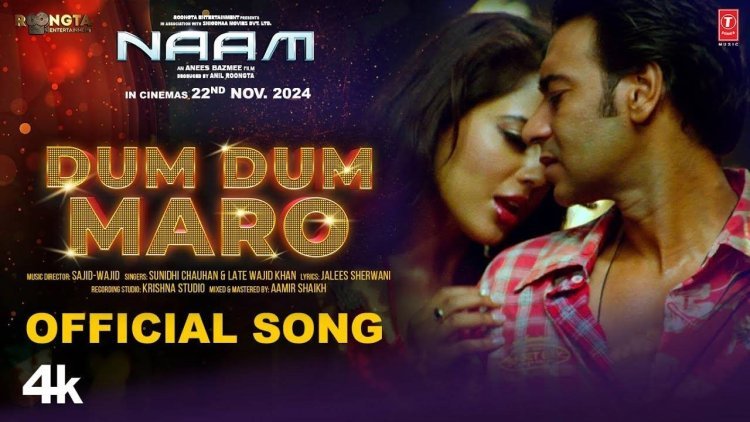 Dum Dum Maaro song from Ajay Devgn starrer 'Naam is Out Now! The film, director Anees Bazmee film will hit theaters on November 22